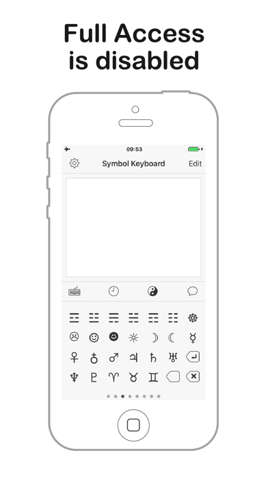 Screenshot #1 pour Symbol Keyboard for Texting