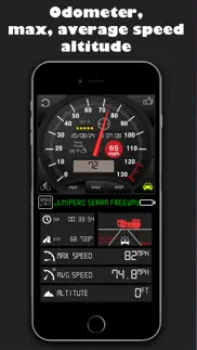 speedometer ⊲ iphone screenshot 2