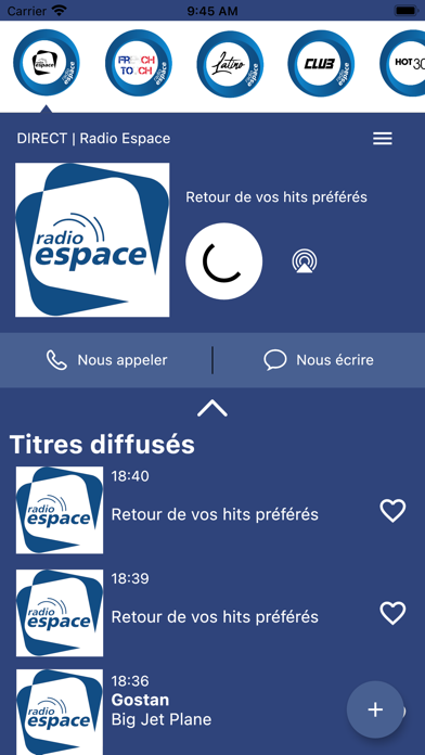 Screenshot #2 pour Radio Espace