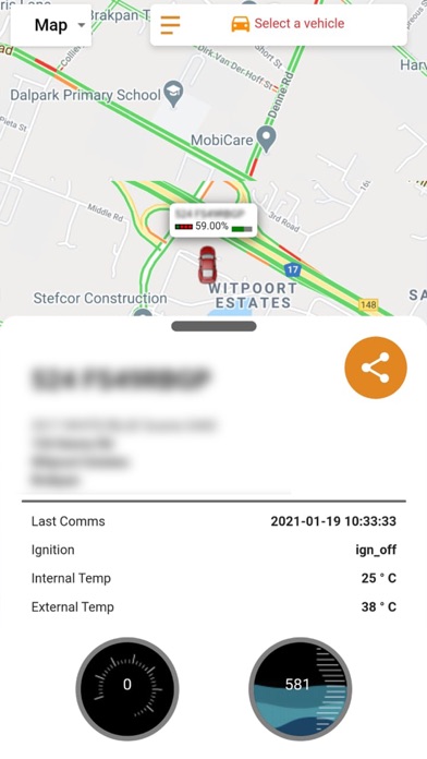 Savika Vehicle Tracking Screenshot