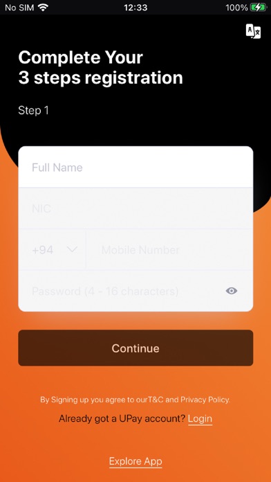 UPay - Sri Lanka's Payment App Screenshot