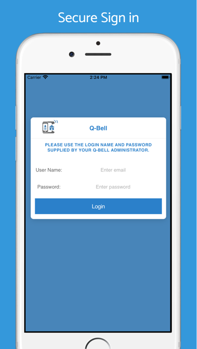 Q-Bell Business Screenshot