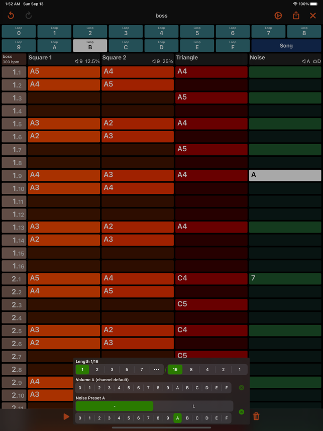 Oktubre - Screenshot ng Chiptune Maker