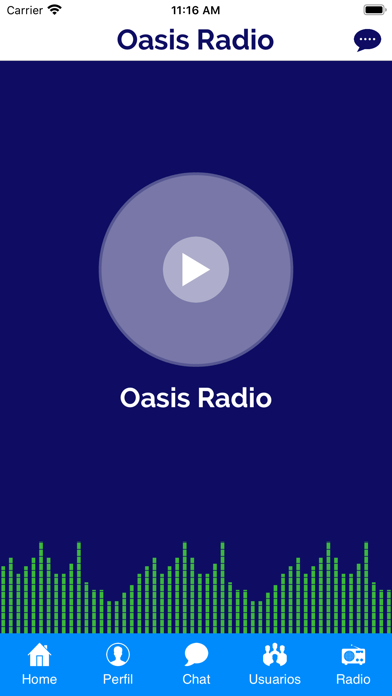 Oasis Radio Screenshot