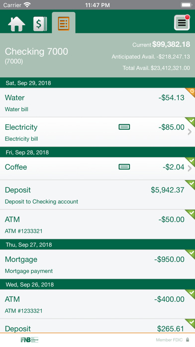 FNB Raymond Business Screenshot
