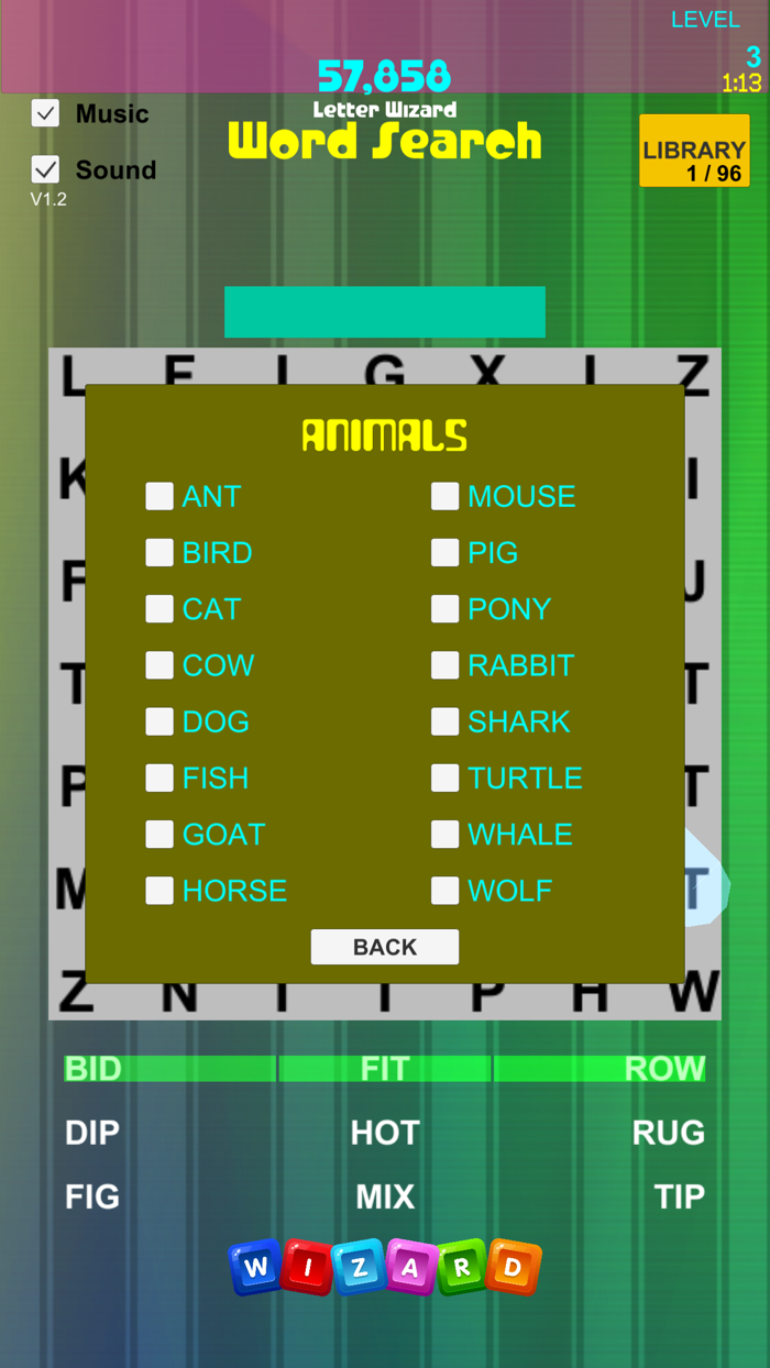 Letter Wizard Search Jr