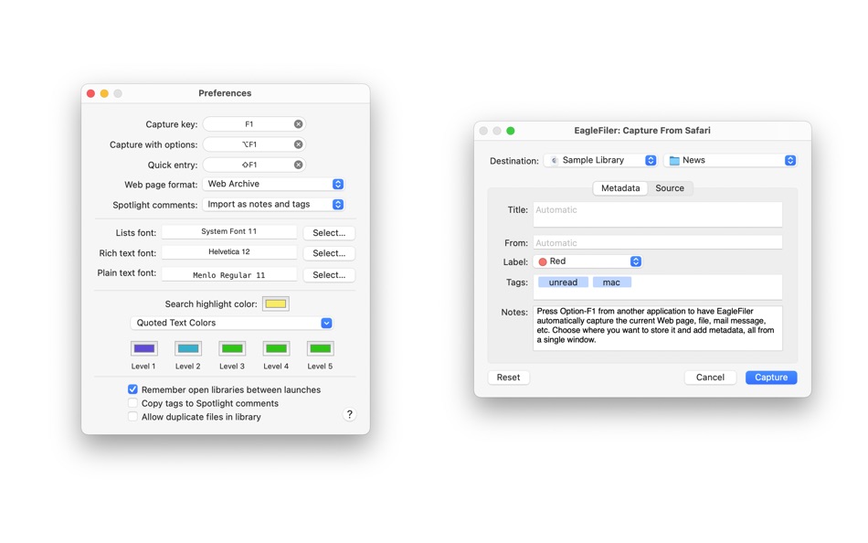 #3. EagleFiler (macOS) 由: C-Command Software, LLC