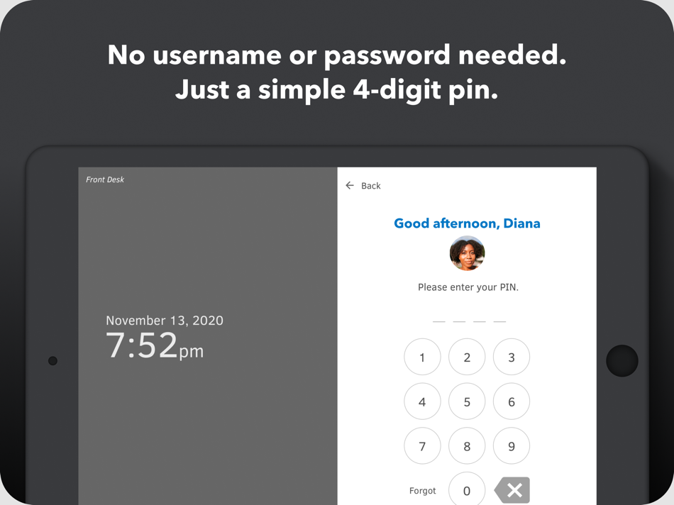 #2. QuickBooks Time Kiosk (iOS) By: Intuit Inc.