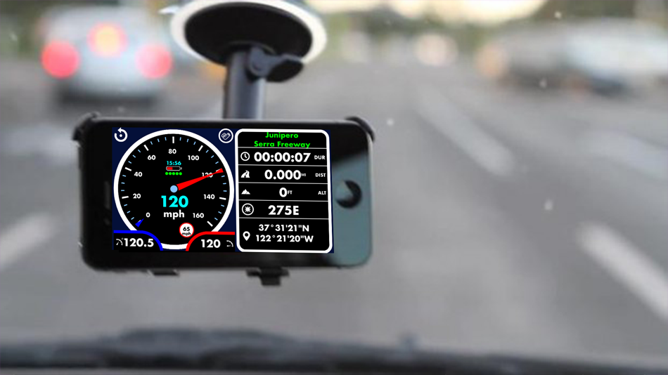 #4. Speedometer •• (iOS) Podle: Matrix Software Co.
