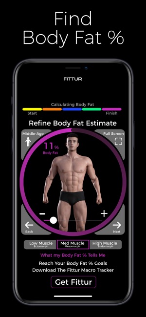 Body Fat Calculator By Fittur on the App Store