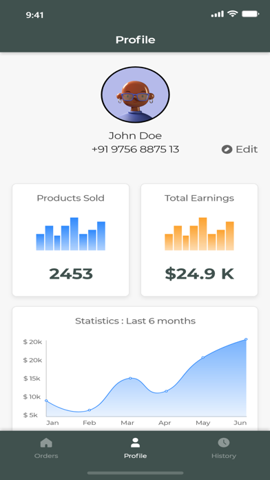 Grocery Saas Vendor Screenshot