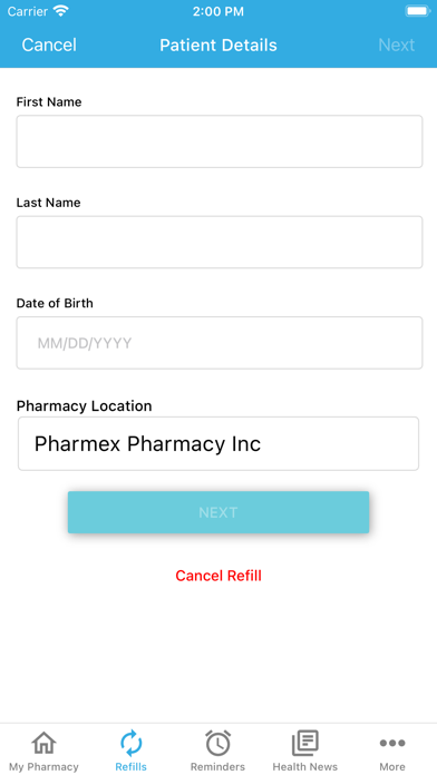 Pharmex Pharmacy Inc Screenshot