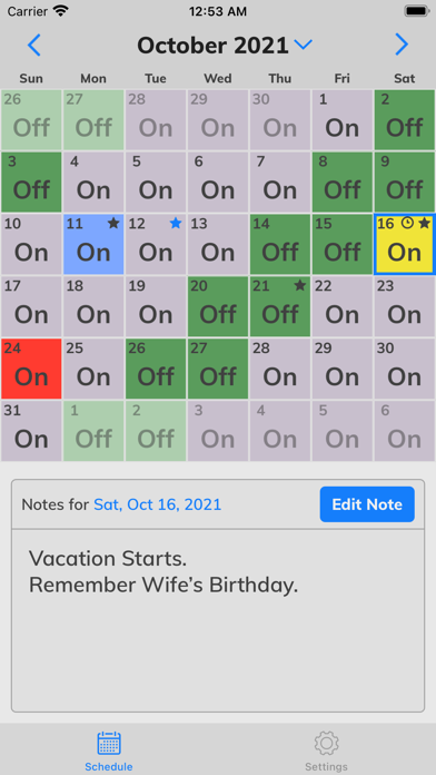 CopApp Shift Calendar Scheduleのおすすめ画像3