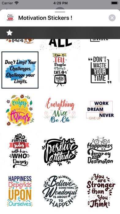 Screenshot #3 pour Motivation Stickers !