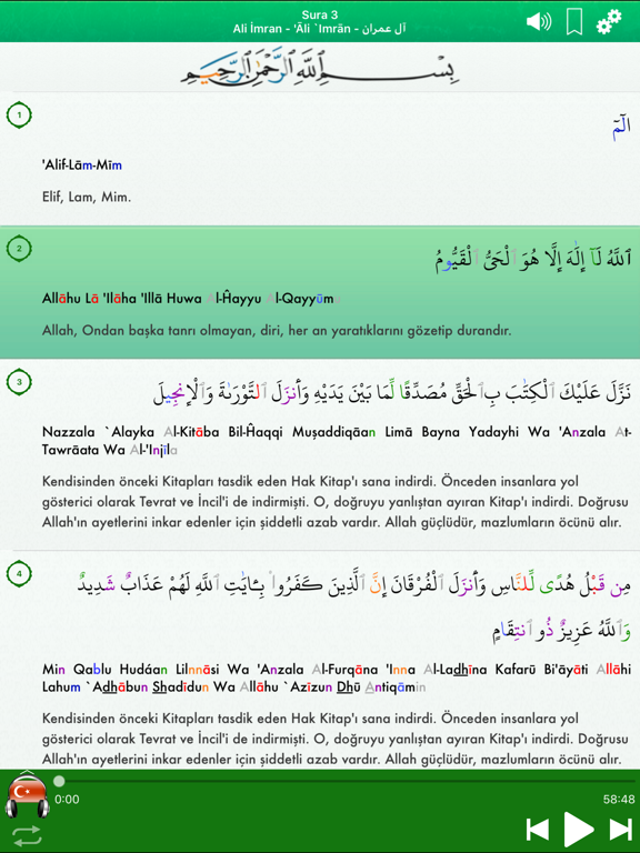 Kuran Ses mp3 Türkçe, Arapça screenshot 3