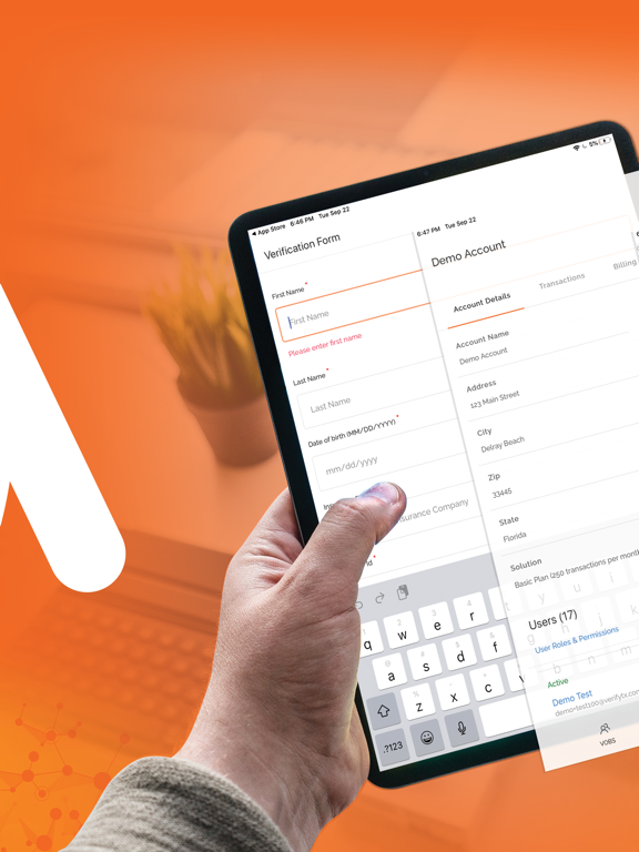 VerifyTX iPad screenshot 2 - Medical app