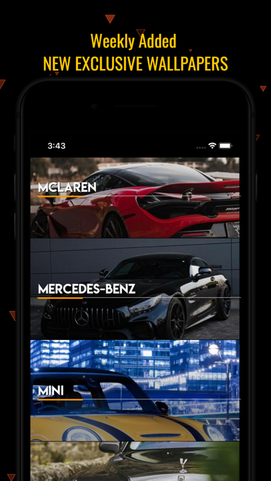Screenshot #1 pour Cars Wallpapers Live - 4kLive