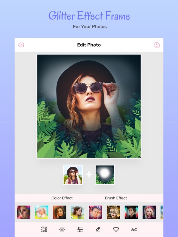 Screenshot #4 pour Glitter Photo Editor