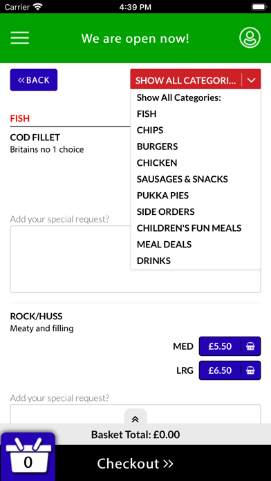 SKINNERS FISH & CHIPS Screenshot