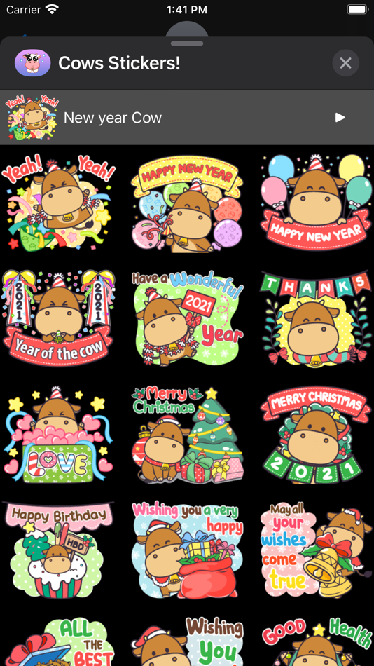 #2. Bulls & Cows Stickers (iOS) 由: Chingiz Zholdaspayev