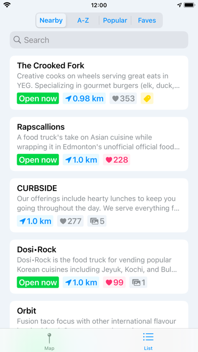 Street Food Edmonton Screenshot