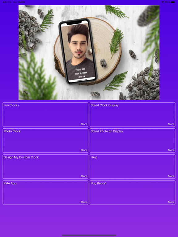 Screenshot #4 pour Time Clock - Wallpaper Display