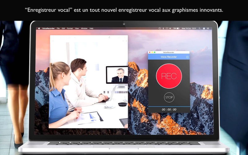 Screenshot #1 pour Enregistreur vocal pro .