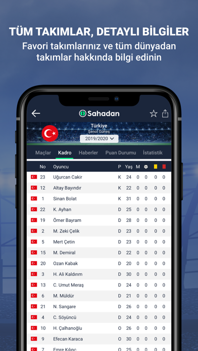 Sahadan Canlı Sonuçlar Screenshot