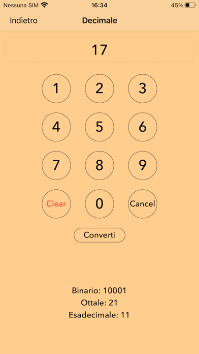 Screenshot #2 pour Convertitore Numeri