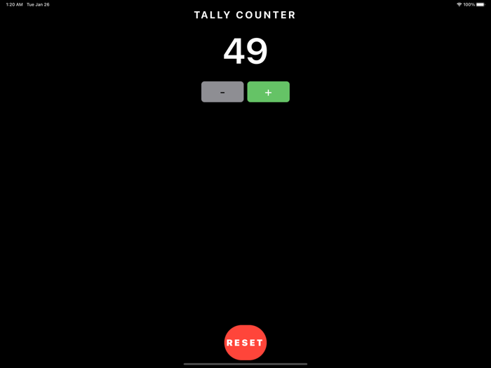 Tally Counter Simple