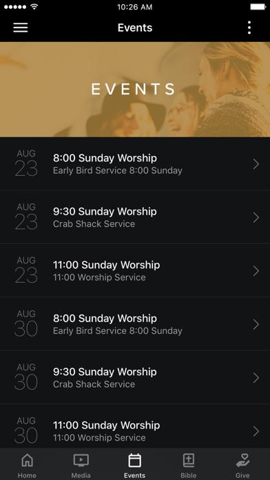Providence Bible Church Screenshot
