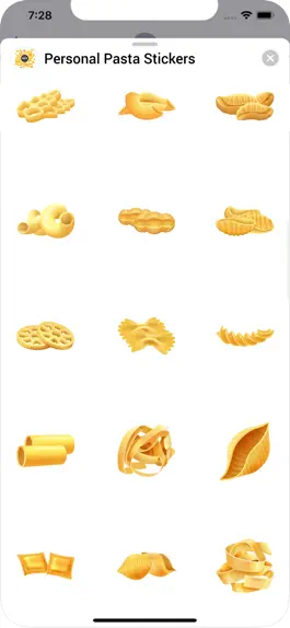 Game screenshot Personal Pasta Stickers apk
