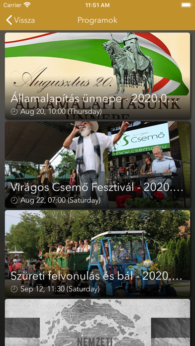 CSEMŐ, a virágos település Screenshot
