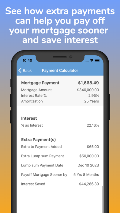 Mortgage Pal - Loan Calculator Screenshot