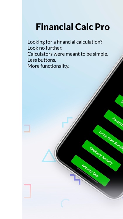 Financial Calc Pro screenshot-0