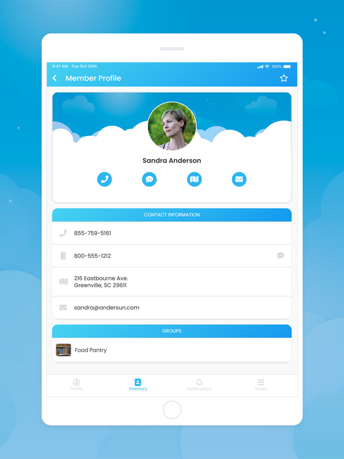 Online Member Directory