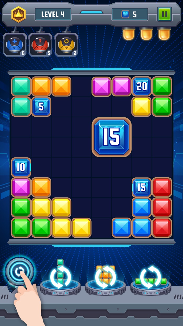 Heart of Jewel Block Puzzle