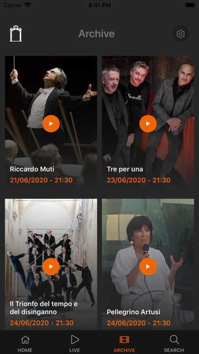 Ravenna Festival Live Screenshot
