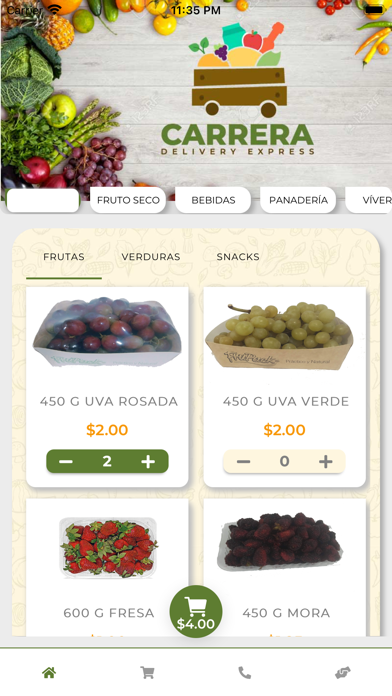Screenshot #1 pour Carrera Delivery Express