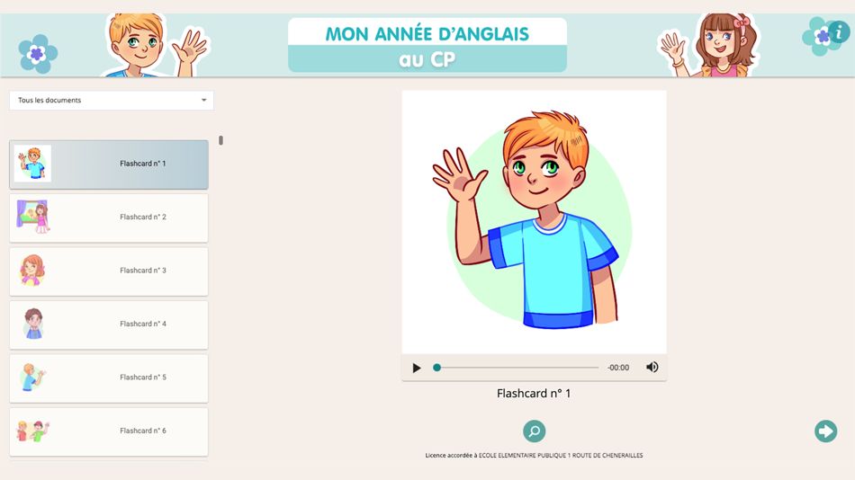 #1. Mon année d'anglais au CP (iOS) By: Éditions JOCATOP