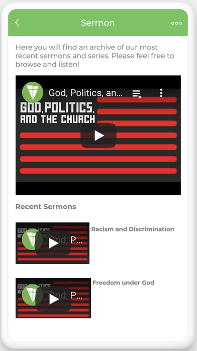 Vital Church App Screenshot