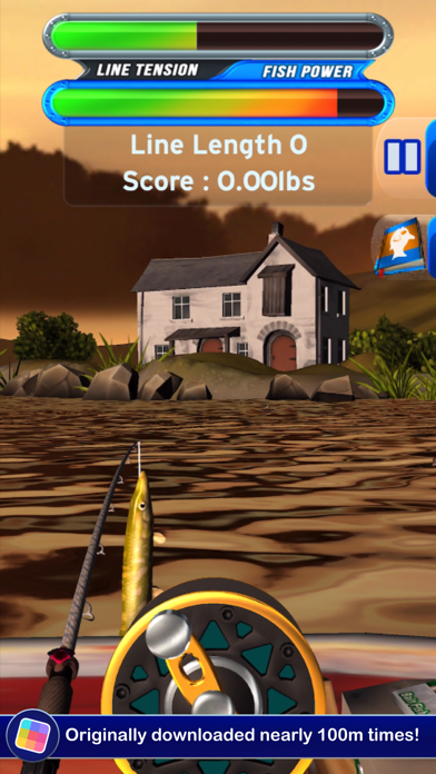 Flick Fishing: Catch Big Fish Screenshot