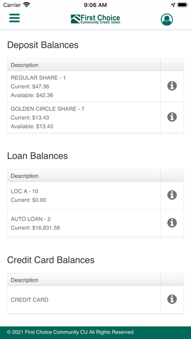 First Choice CCU Mobile screenshot 2