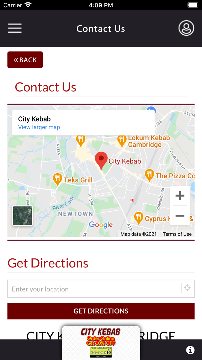 CITY KEBAB and PIZZA CAMBRIDGE
