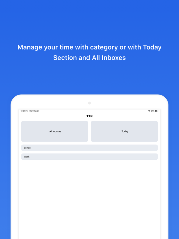 Screenshot #4 pour TTD - Todo List & Time Manager