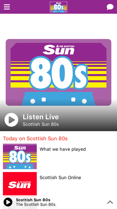 Scottish Sun Radio Screenshot