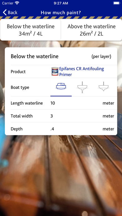 Epifanes boatpaint aid Screenshot