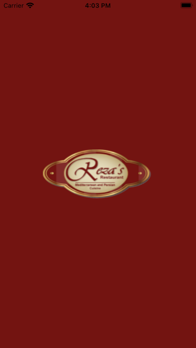 Reza's Restaurant Screenshot