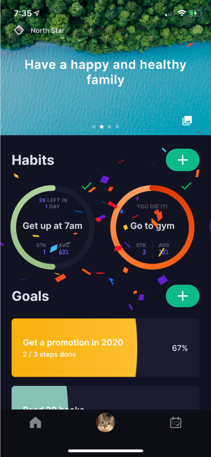 ‎Higher Goals & Habit Tracker Capture d'écran