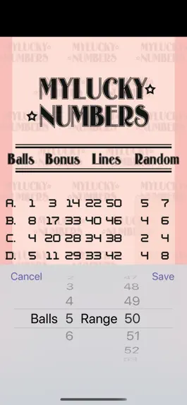 Game screenshot My Lucky Numbers hack